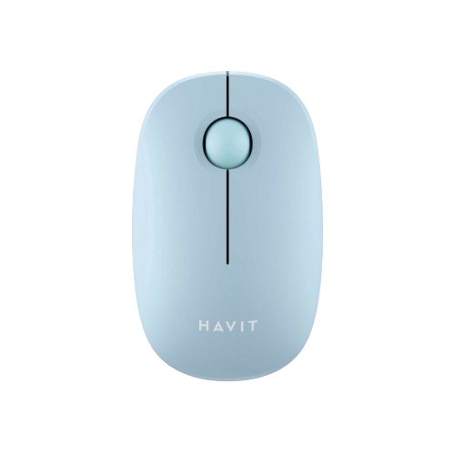 Мишка бездротова Havit HV-MS57GT блакитний - Фото 1 Мишка бездротова Havit HV-MS57GT блакитний - изображение 1
