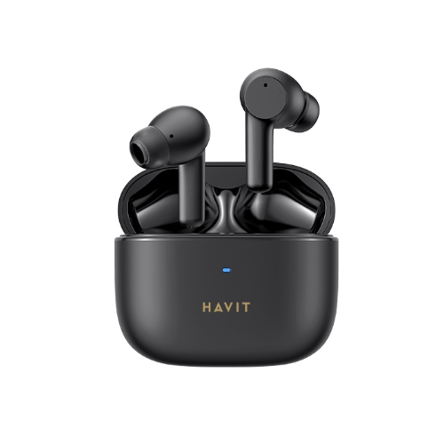 Навушники бездротові Havit HV-TW958 PRO чорний - Фото 1 Навушники бездротові Havit HV-TW958 PRO чорний - изображение 1