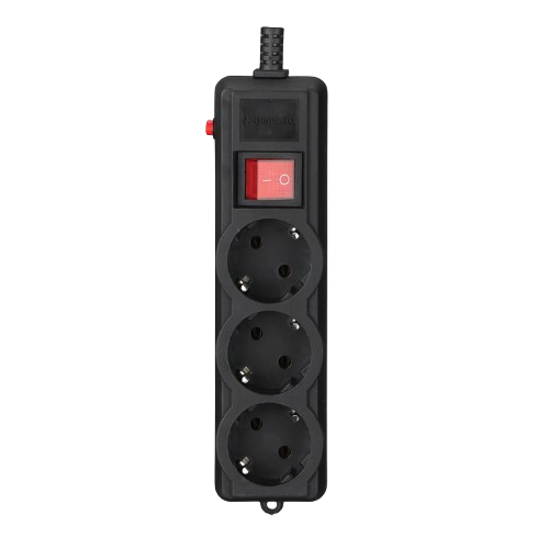 Фільтр мережевий 3 розетки 4,5 м чорний SPG3-G-15B-PRO PRO Gembird - Фото 1 Фільтр мережевий 3 розетки 4,5 м чорний SPG3-G-15B-PRO PRO Gembird - изображение 1