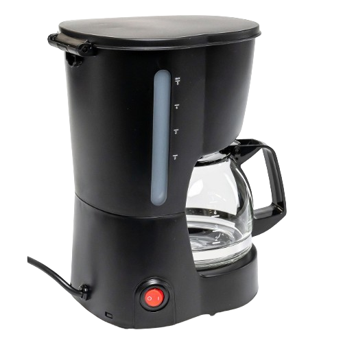 Кавоварка електрична крапельна 600W 600мл чорний HCD-012 Holmer - изображение 2