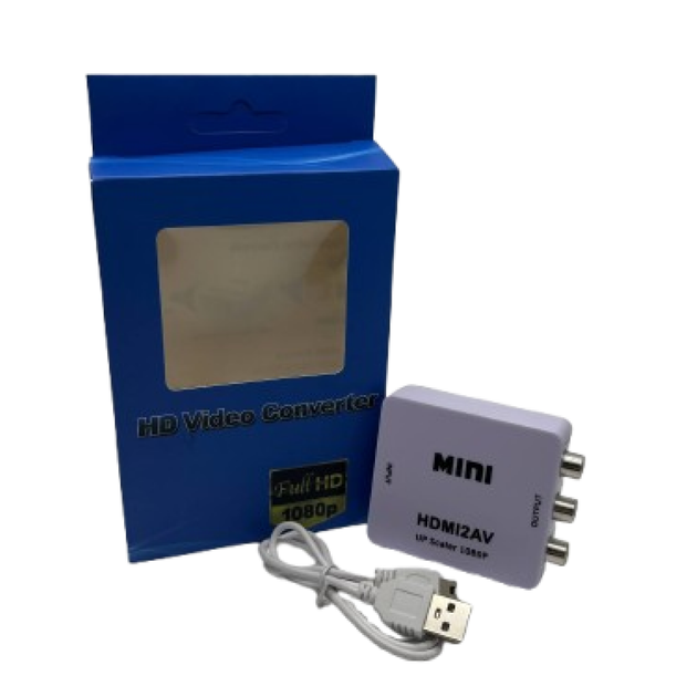 HD відео конвертер AV (3 RCA) на HDMI UpScaler 10 - изображение 2