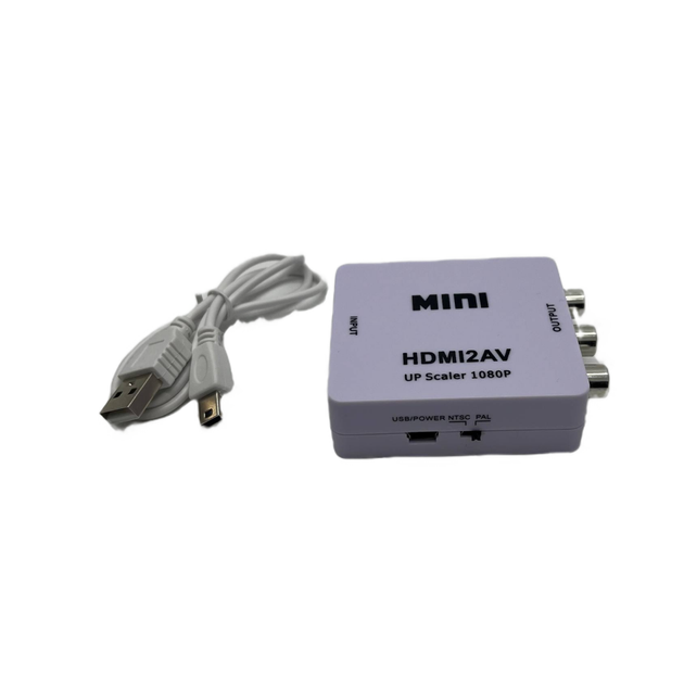 HD відео конвертер AV (3 RCA) на HDMI UpScaler 10 - изображение 3