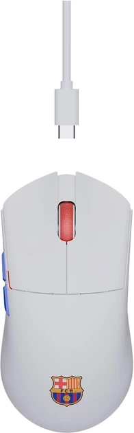 Mysz OCPC FC Barcelona MR59 Wireless White (OCFCBMR59WH) - obraz 6