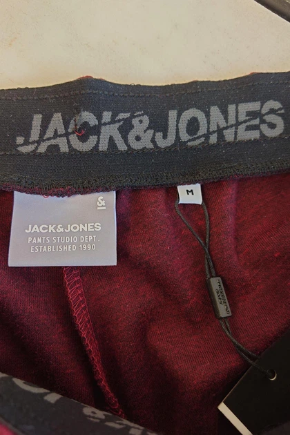 Спортивные штаны Jack&Jones М Бордовые (1059106) - Фото 5 Спортивные штаны Jack&Jones М Бордовые (1059106) - изображение 5