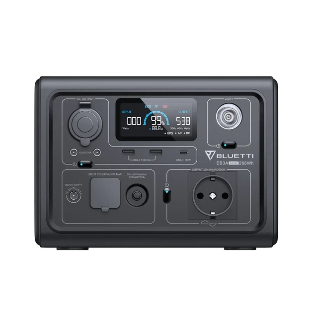 Зарядна станція BLUETTI PowerOak EB3A - Фото 2 Зарядна станція BLUETTI PowerOak EB3A - изображение 2