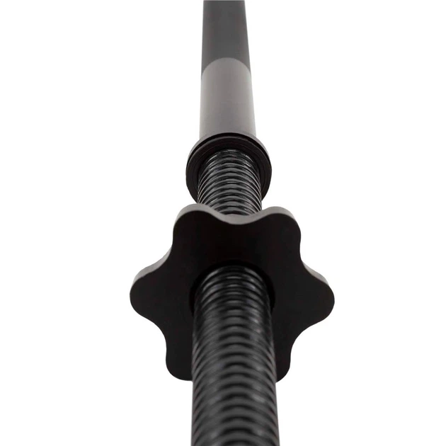 Гриф Actiget прямий різьбовий чорний 180 см штанга та затискачі 25 мм ACT0011 (5908455308144) - зображення 2