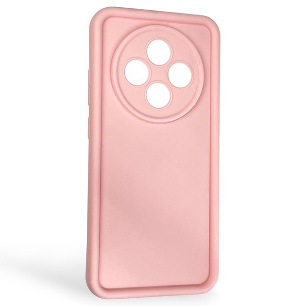 Чохол силіконовий Soft Touch для Oppo Reno 12F рожевий (Повний захист камери) - Фото 1 Чохол силіконовий Soft Touch для Oppo Reno 12F рожевий (Повний захист камери) - зображення 1