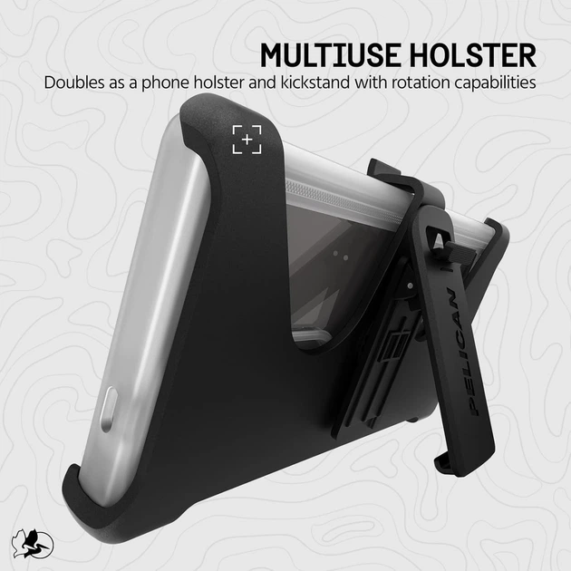 Чехол противоударный Pelican Voyager для Samsung Galaxy S24 Ultra (S928) Clear Прозрачный с клипсой аналог OtterBox - изображение 6