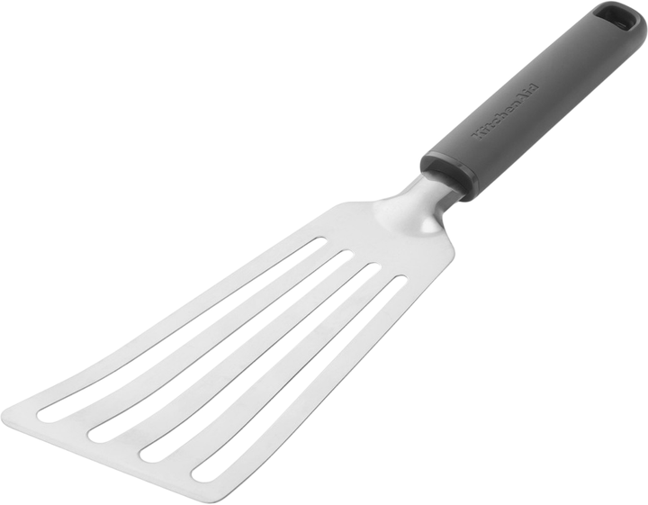 Лопатка KitchenAid Classic з прорізами 31.5 см Сіра (KHA024OHCHGG) - Фото 2 Лопатка KitchenAid Classic з прорізами 31.5 см Сіра (KHA024OHCHGG) - зображення 2