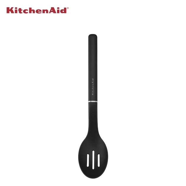 Ложка для сервировки с прорезями KitchenAid Classic 34 см черная (KHH004OHOBEG) - изображение 5