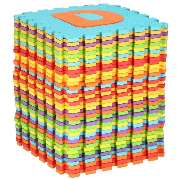 Килимок пінний Пазл Springos Алфавіт цифри 172x172 см (5907719428000) - зображення 9