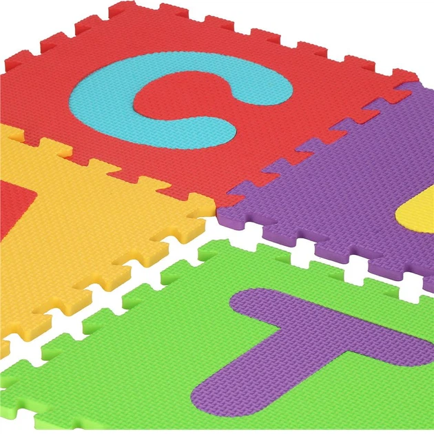 Килимок пінний Пазл Springos Алфавіт цифри 172x172 см (5907719428000) - зображення 12