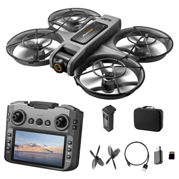 Квадрокоптер X226 8K FPV с камерой, дрон с пультом РС, бесщеточный, WiFi FPV, до 200 м, складной мини дрон для начинающих - изображение 11