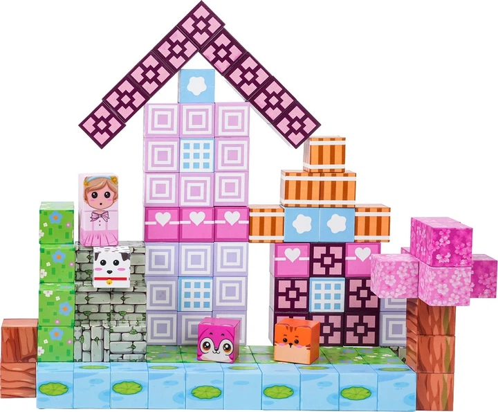 Zestaw klocków magnetycznych 3D 110 elementów ZKL.CH1331 (5903864973969) - obraz 3