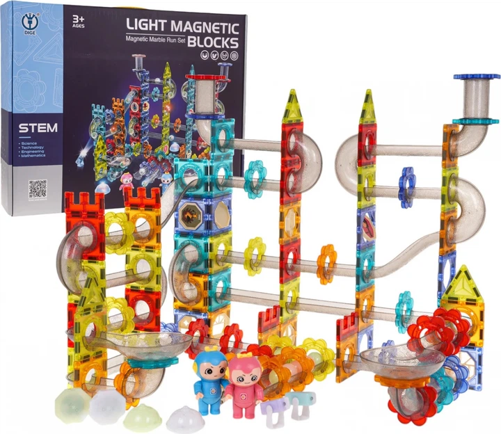 Конструктор магнітний Marble Run 228 елементів ZKL.8905  (5903864944662) - зображення 17