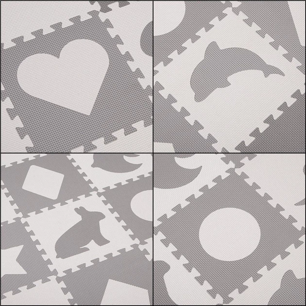 Mata piankowa puzzle Springos 150x150 cm FM0031 (5907719472126) - obraz 9