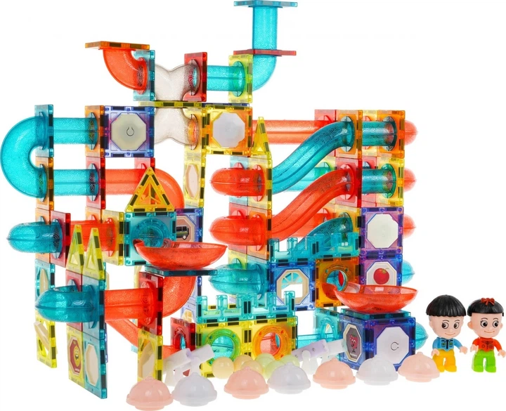 Zestaw klocków magnetycznych Marble Run 292 elementy ZKL.2309 (5903864952674) - obraz 2