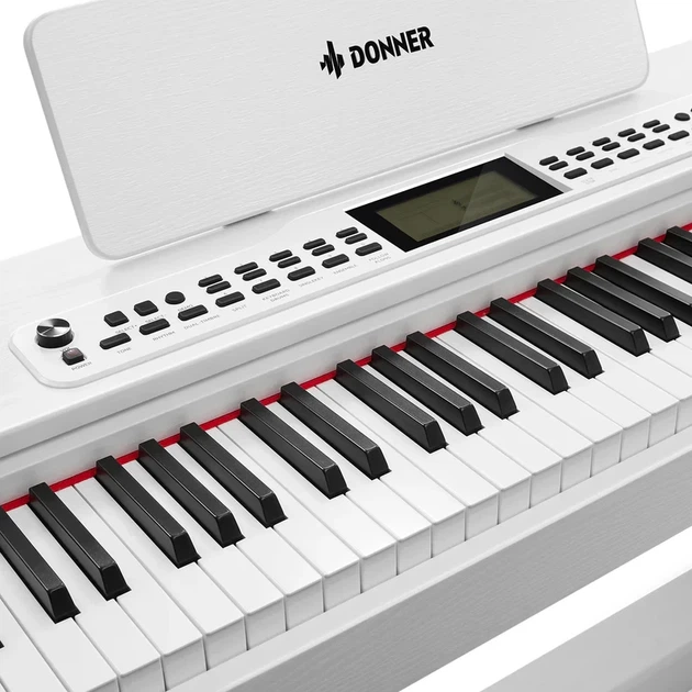 Цифровое пианино Donner DDP-95 WH (стойка, 3 педали, пюпитр, блок питания) - изображение 3