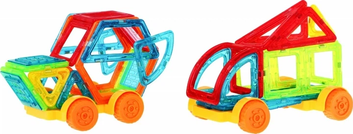 Конструктор магнітний MEGA 184 елементи ZKL.M008 (5903864909395) - зображення 5