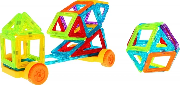 Zestaw klocków magnetycznych 86 elementów ZKL.M086 (5903864909388) - obraz 3