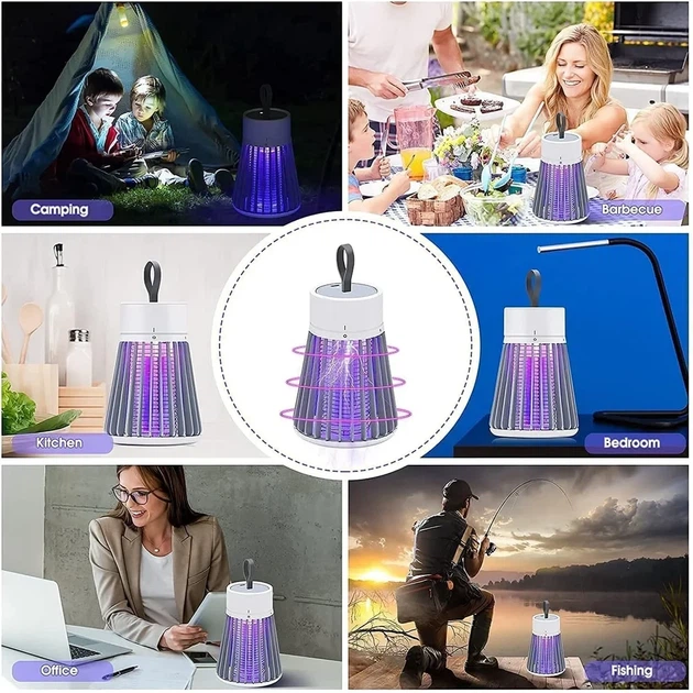 Лампа-вбивця комарів Bug Light Zapper - Фото 3 Лампа-вбивця комарів Bug Light Zapper - зображення 3