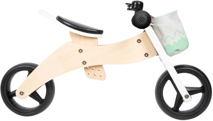 Біговел Small Foot Wooden Training Tricycle/Balance Bike 2 в 1 Sage Green (12414) (4020972124142) - зображення 2