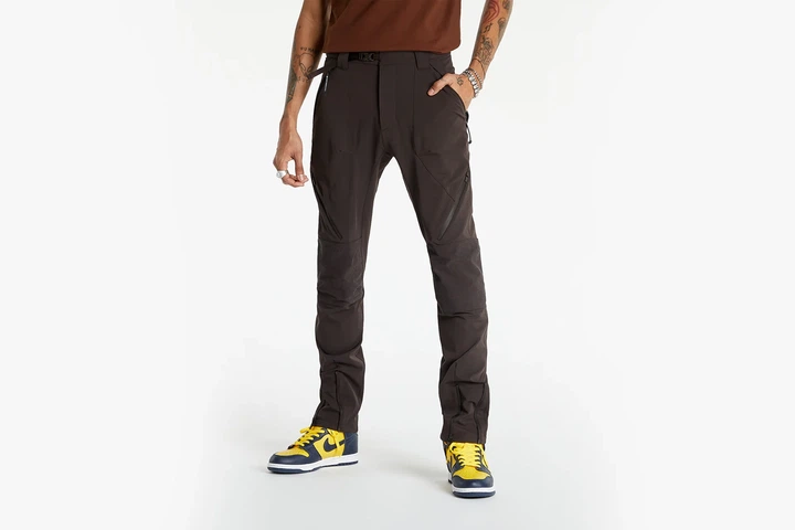 Штани спортивні чоловічі Travis Scott Cactus DM1280-220 трекінгові водотривкі на кожен день Розмір L Коричневий - Фото 6 Штани спортивні чоловічі Travis Scott Cactus DM1280-220 трекінгові водотривкі на кожен день Розмір L Коричневий - зображення 6