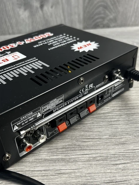 Усилитель звука UKC AMP-298 2 канала по 300 Вт с поддержкой Bluetooth и USB 10374 - Фото 4 Усилитель звука UKC AMP-298 2 канала по 300 Вт с поддержкой Bluetooth и USB 10374 - изображение 4
