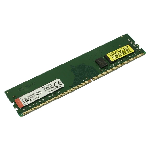 Оперативная память 8 ГБ, DDR4, для ПК, Kingston (3200 МГц, 1.2 В, CL22, KVR32N22S8/8) Б/У - Фото 1 Оперативная память 8 ГБ, DDR4, для ПК, Kingston (3200 МГц, 1.2 В, CL22, KVR32N22S8/8) Б/У - изображение 1