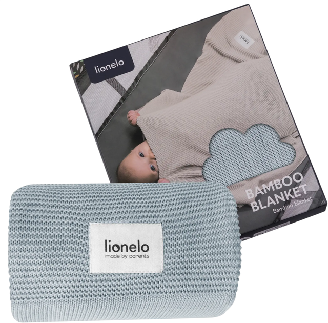 Плед бамбуковый Lionelo Bamboo Blanket 75x100 см Grey (LO-BAMBOO BLANKET GREY) - изображение 6