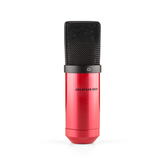 Мікрофон конденсаторний Auna MIC-900RD, USB-мікрофон для стрімінгу, підкастів - зображення 2