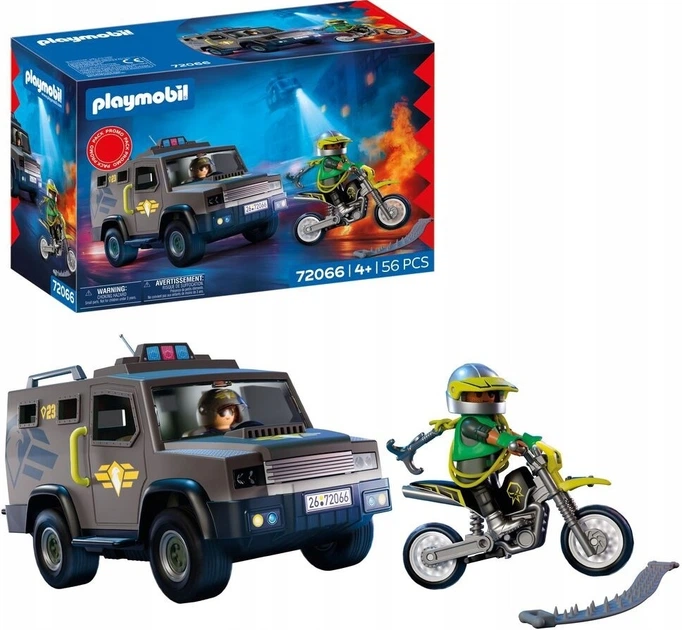 Pojazd taktyczny Playmobil Police 72066 (4008789720665) - obraz 2