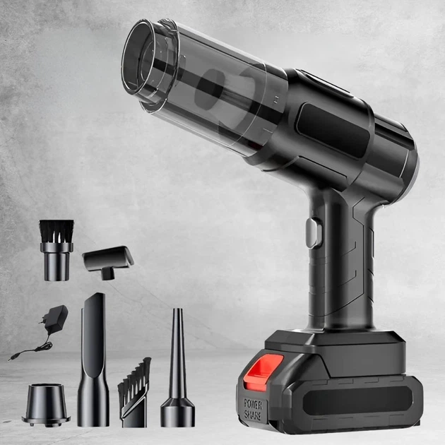Автомобільний пилосос UKC Vacuum Cleaner ST-6631 Чорний (2881766387) - изображение 10