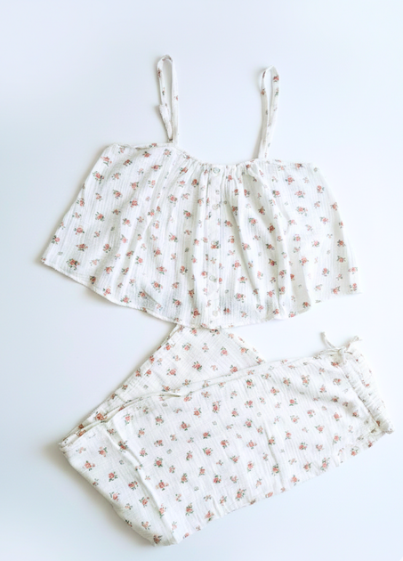 Жіноча мулінова піжама Primark Printed Boyfriend Pyjamas L для дому та сну Білий (9064) - Фото 4 Жіноча мулінова піжама Primark Printed Boyfriend Pyjamas L для дому та сну Білий (9064) - зображення 4