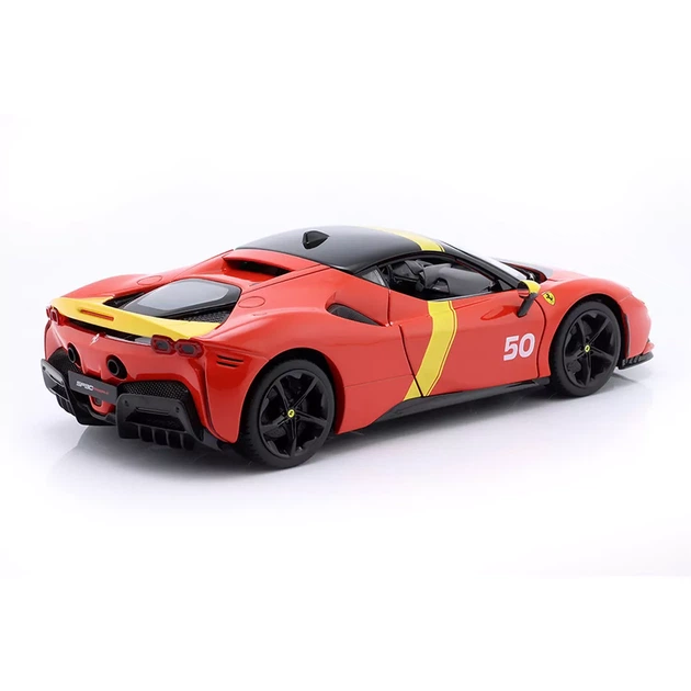 Автомодель Bburago Ferrari SF90 Stradale Assetto Fiorano 1:18 (18-16021) - Фото 5 Автомодель Bburago Ferrari SF90 Stradale Assetto Fiorano 1:18 (18-16021) - зображення 5