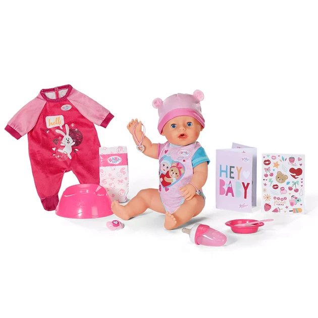 Лялька Baby Born Мила Емма з комбінезончиком 43 см (840504) - Фото 2 Лялька Baby Born Мила Емма з комбінезончиком 43 см (840504) - зображення 2