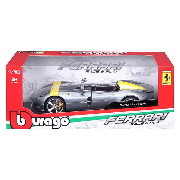 Автомодель Bburago Ferrari Monza SP1 1:18 (18-16013) - зображення 8