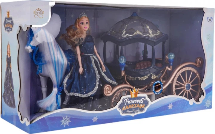Ігровий набір Чарівна карета з лялькою Синій (5903864980752) - зображення 6