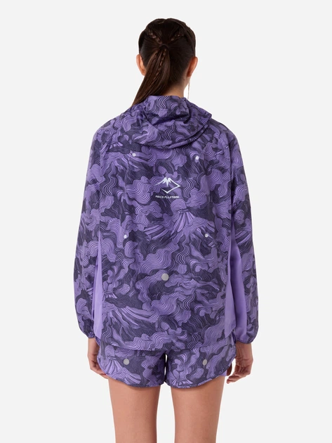 Спортивная ветровка для бега с капюшоном женская ASICS Fujitrail Packable Jacket 2012D431-500 L Фиолетовая (4571633298455) - изображение 2
