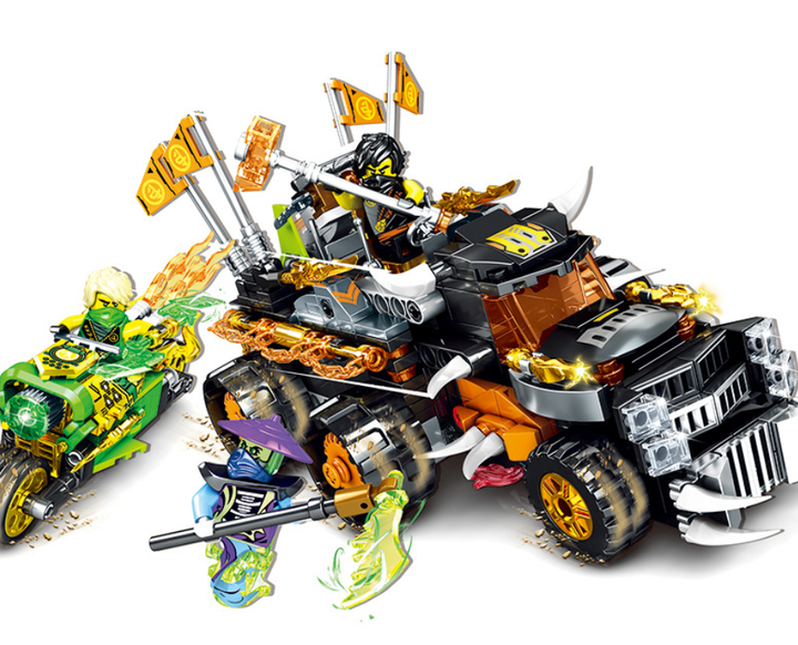 Конструктор NINJAGO Боевой внедорожник ниндзя 615 деталей Нинзяго MG859 - Фото 3 Конструктор NINJAGO Боевой внедорожник ниндзя 615 деталей Нинзяго MG859 - изображение 3