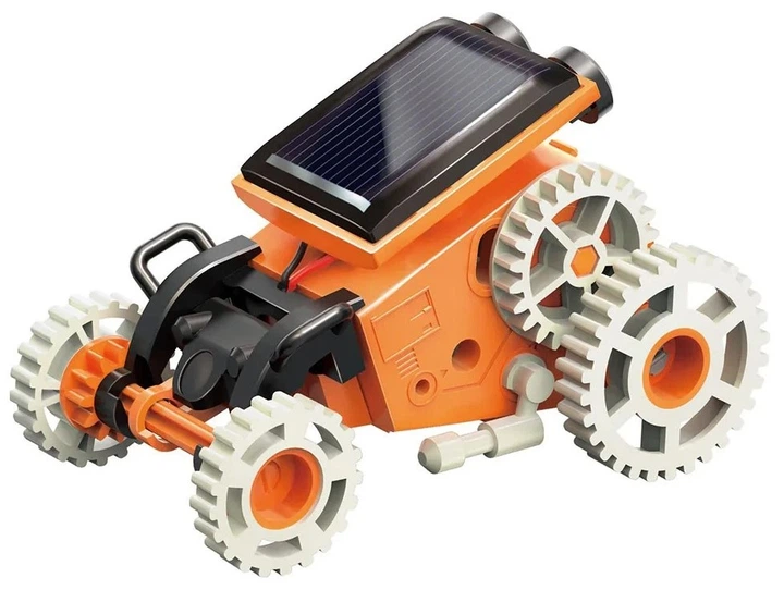 Набір сонячних роботів 7 в 1 для складання з інтерактивними функціями для дітей 8+ (ZKP.9501) (5903864954401) - зображення 8