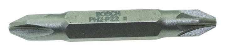 Бита двухсторонняя Bosch PH2-PZ2×45, 60 шт, 2608521268 (bit104) - Фото 1 Бита двухсторонняя Bosch PH2-PZ2×45, 60 шт, 2608521268 (bit104) - изображение 1