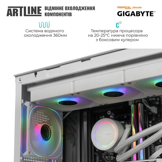 Компьютер ARTLINE Gaming TANKWHITE (TANKWHITEv122) - изображение 5