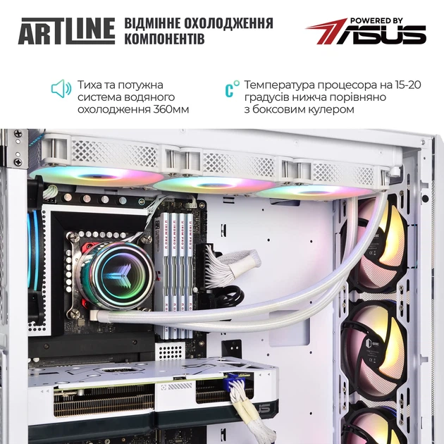 Компьютер ARTLINE Gaming X76WHITE (X76WHITEv07) - Фото 6 Компьютер ARTLINE Gaming X76WHITE (X76WHITEv07) - изображение 6