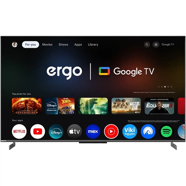 Телевізор Ergo 65MQ95 - Фото 2 Телевізор Ergo 65MQ95 - зображення 2
