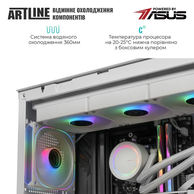 Компьютер ARTLINE Gaming TANKWHITE (TANKWHITEv136) - изображение 5