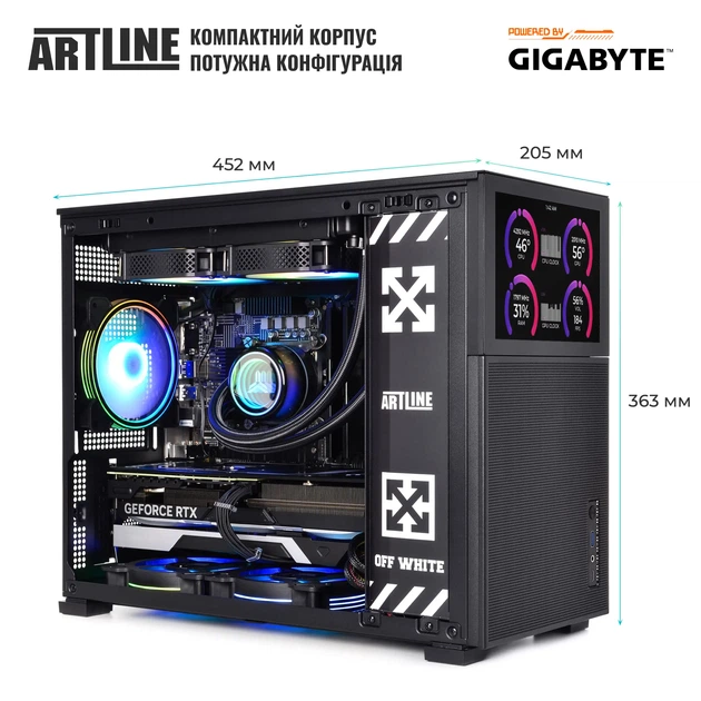 Комп'ютер ARTLINE Gaming D31 Windows 11 Home (D31v116Win) - Фото 7 Комп'ютер ARTLINE Gaming D31 Windows 11 Home (D31v116Win) - зображення 7