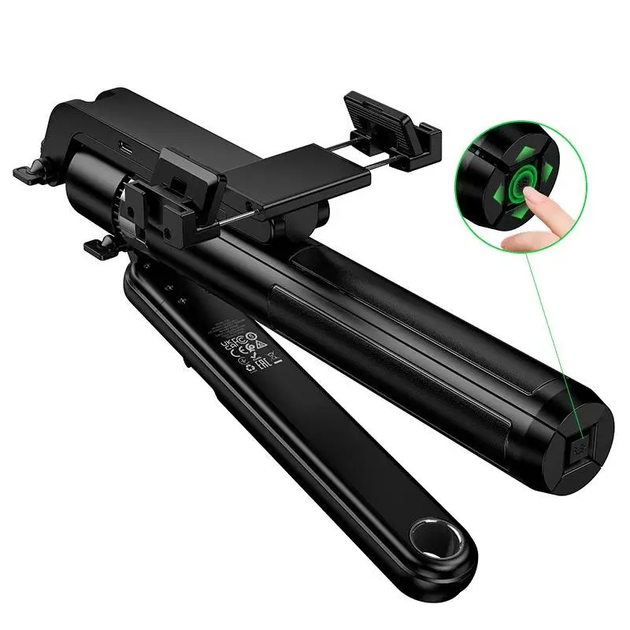 Селфі-монопод HOCO K32 Soporte smart live broadcast holder Black (6942007666824) - зображення 6