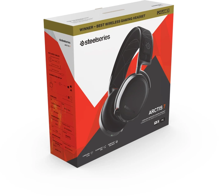 Наушники SteelSeries Arctis 7 2019 Edition Wireless Black (SS61505