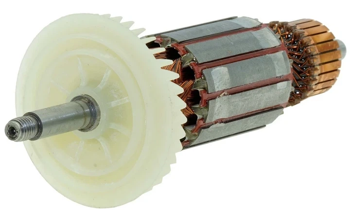 Якір (ротор) для болгарки Bosch GWS7-125, аналог 1604010633 (як139) - Фото 2 Якір (ротор) для болгарки Bosch GWS7-125, аналог 1604010633 (як139) - зображення 2